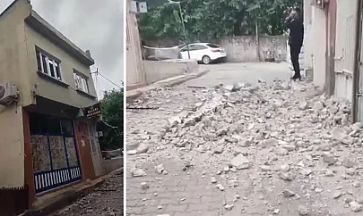 Siirt'te Şiddetli Rüzgar Duvarı Yıktı: Facia Kıl Payı Atlatıldı