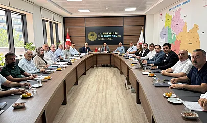 Siirt'te Su Yönetimi Masaya Yatırıldı: İl Su Kurulu Toplantısı Yapıldı