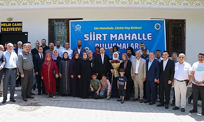 Siirt Valisi Kemal Kızılkaya, Batı ve Karakol Mahalle Sakinleriyle Buluştu: ''Sorunları Ortak Akılla Çözeceğiz''