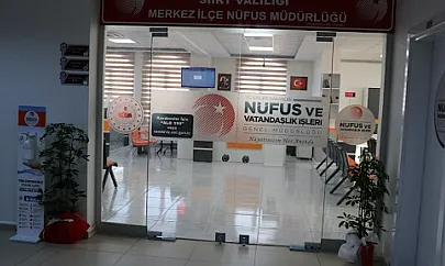 Siirt ve İlçelerinde Nüfus Müdürlükleri LGS Günü Hizmet Verecek