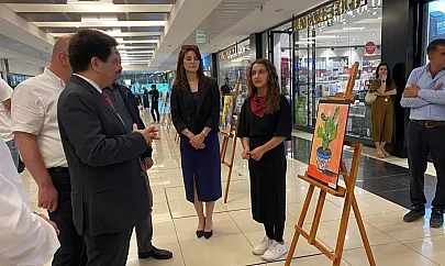 Şirvanlı Öğrencilerden Siirt'te Resim Sergisi