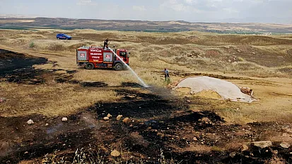 Siirt'in Kurtalan İlçesinde Tarla Yangını: 60 Dönüm Buğday Küle Döndü