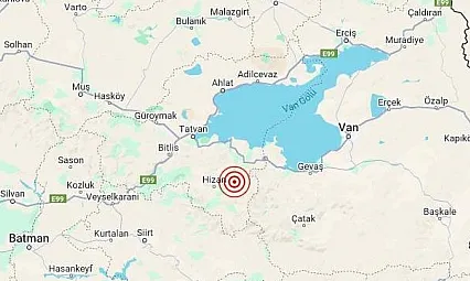 SON DAKİKA! Bitlis Hizan'da  4,7 Büyüklüğünde Deprem!