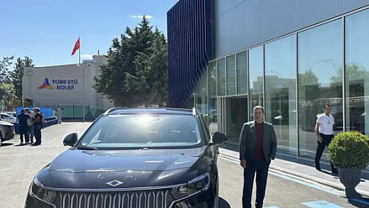 Siirt TSO Başkanı Güven Kuzu, TOGG Aracını Teslim Aldı