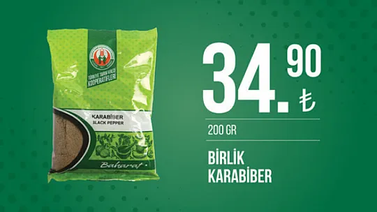 Tarım Kredi Marketlerde yeni indirimler!