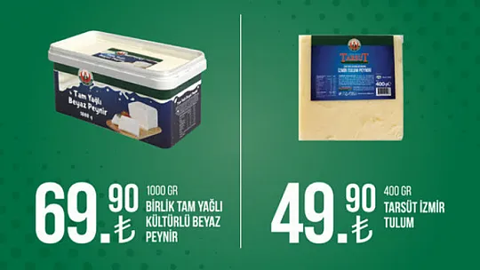 Tarım Kredi Marketlerde yeni indirimler!