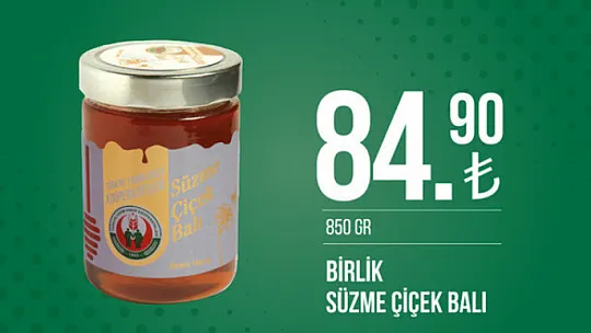 Tarım Kredi Marketlerde yeni indirimler!