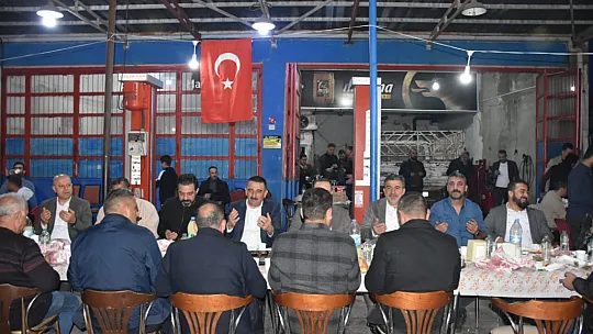 Siirt Heyeti Sanayi Esnafıyla İftarda Bir Araya Geldi