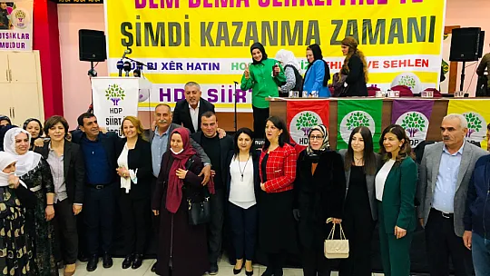 HDP Siirt Yönetimi Değişti! Yeni Eşbaşkanlar Belli Oldu