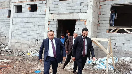 AK Parti İl Başkanı Olğaç'tan Veysel Karani Belediye Başkanı Akgün'e Ziyaret