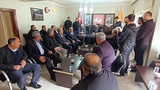 AK Parti İl Başkanı Olğaç'tan Veysel Karani Belediye Başkanı Akgün'e Ziyaret