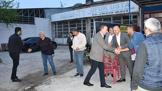 Siirt Heyeti Sanayi Esnafıyla İftarda Bir Araya Geldi