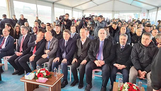 Adalet Bakanı Tunç, Besni Adalet Sarayı'nın temel atma törenine katıldı