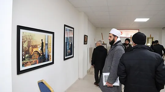 Adıyaman'da Gazze yararına sanat sergisi açıldı