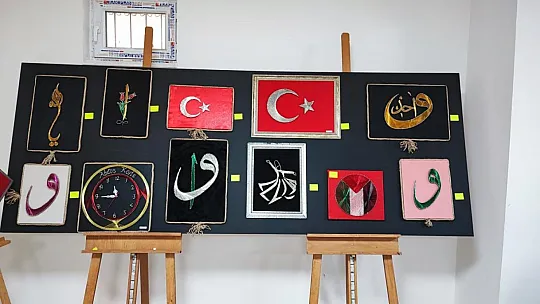 Adıyaman'da Gazze yararına sanat sergisi açıldı