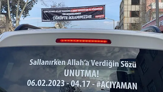 Adıyaman esnafından vefa örneği