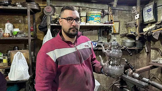 Babadan oğula kalaycılık mesleği
