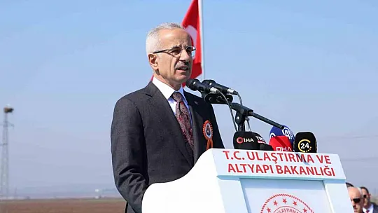 Bakan Uraloğlu, Diyarbakır-Bismil-Batman kara yolunun açılışını gerçekleştirdi