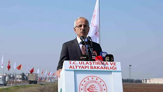 Bakan Uraloğlu, Diyarbakır-Bismil-Batman kara yolunun açılışını gerçekleştirdi