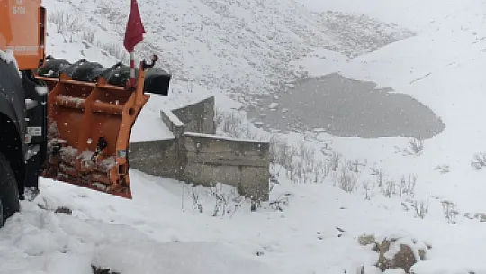 Siirt'te Otomobil Kar Küreme Aracına Çarptı