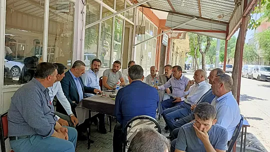 AK Parti İl Başkanı Ekrem Olğaç Şirvan Halkının Sorun ve Taleplerini Dinledi