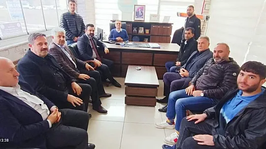 AK Parti İl Başkanı Olğaç'tan Veysel Karani Belediye Başkanı Akgün'e Ziyaret
