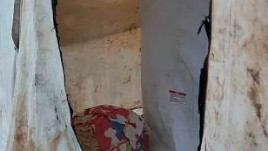 Çadırda çıkan yangın itfaiye ekiplerince söndürüldü