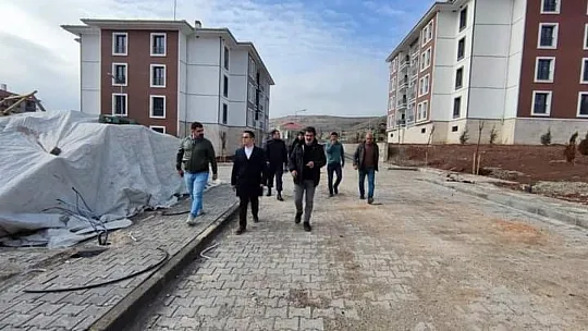 Çermik'te TOKİ konutlarında sona gelindi