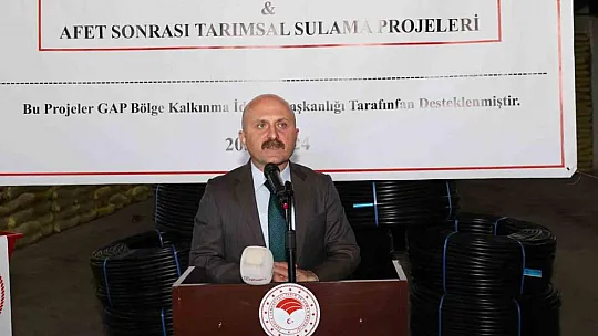 Çiftçilere zirai alet ve ekipman dağıtıldı