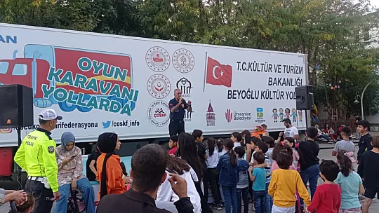 Siirt'te çocuklar 'Oyun Karavanı' ile eğlendi