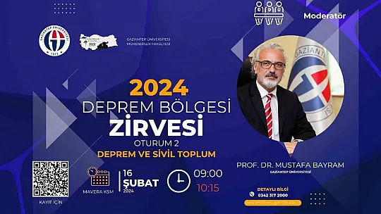 Deprem Bölgesi Zirvesi'nde Sivil Toplumun önemi ele alınacak