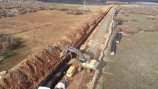 Diyarbakır'a 32 kilometrelik içme suyu hattı
