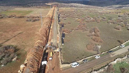 Diyarbakır'a 32 kilometrelik içme suyu hattı