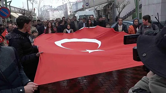 Diyarbakır'da 'Kahrolsun PKK' sloganlarıyla şehitlere saygı yürüyüşü düzenlendi