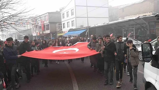 Diyarbakır'da 'Kahrolsun PKK' sloganlarıyla şehitlere saygı yürüyüşü düzenlendi