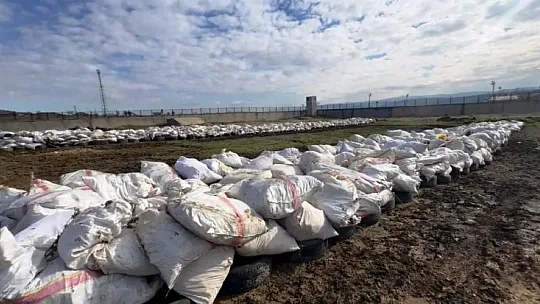 Diyarbakır'da 23 ton uyuşturucu yakıldı