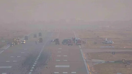 Diyarbakır'da pistten çıkan özel jet kaldırıldı