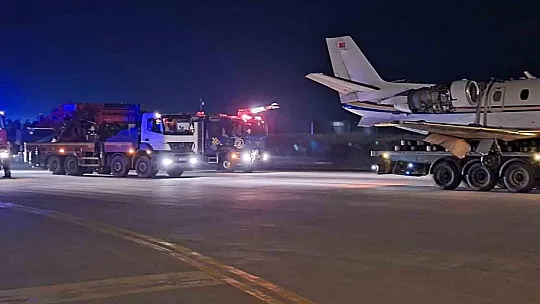 Diyarbakır'da pistten çıkan özel jet kaldırıldı
