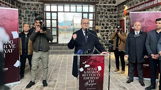 Diyarbakır'da Sezai Karakoç Kültür ve Edebiyat Evi açıldı