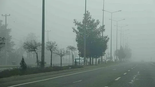 Diyarbakır'da sis yoğunluğu