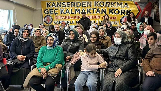 Diyarbakır'da vatandaşlar kansere karşı bilinçlendiriliyor