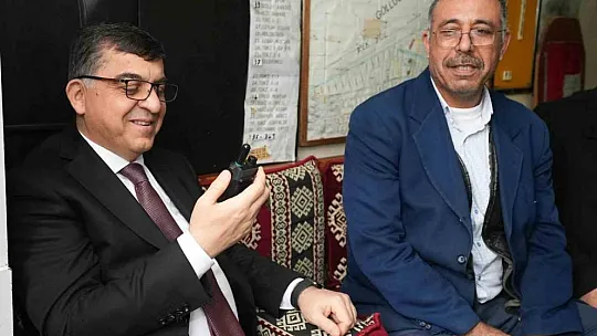 Fadıloğlu, taksi durağı esnafıyla bir araya geldi