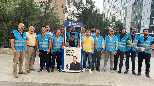 DEVA Partisi Siirt İl Başkanlığı Miting Hazırlıklarını Sürdürüyor