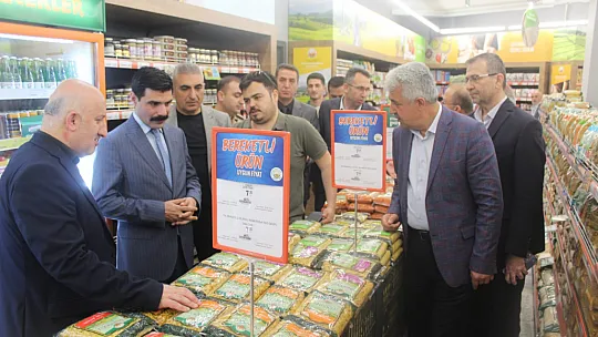 Kaymakam Bağlı , Tarım Kredi Kooperatifi Marketi'nin Açılışını Yaptı
