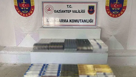 Gaziantep'te 1 milyon lira değerinde kaçak sigara ele geçirildi