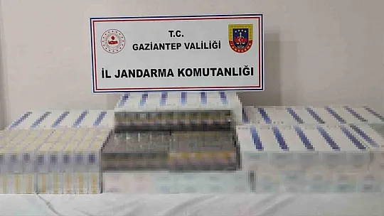 Gaziantep'te 1 milyon lira değerinde kaçak sigara ele geçirildi