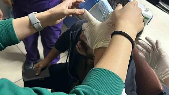 Gaziantep'te hasta yakınları tarafından darp edilen doktorun burnu kırıldı