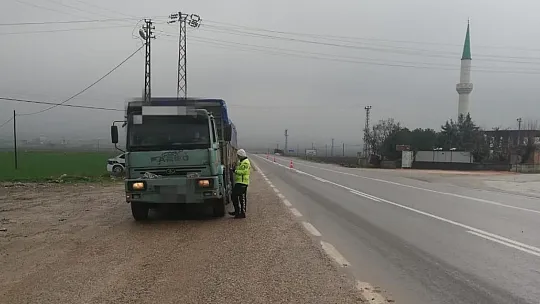 Gaziantep'te kış tedbirlerine uymayan sürücülere 144 bin TL ceza