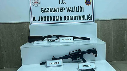Gaziantep'te ruhsatız silah operasyonu: 8 gözaltı