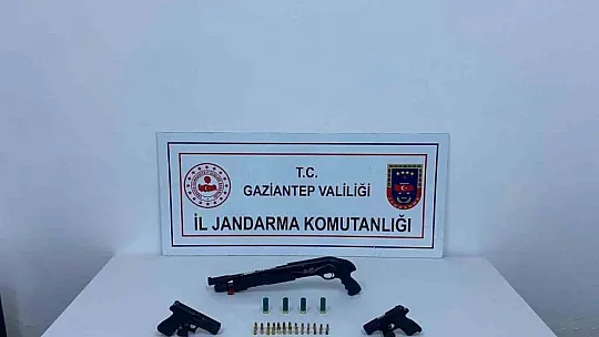Gaziantep'te ruhsatız silah operasyonu: 8 gözaltı